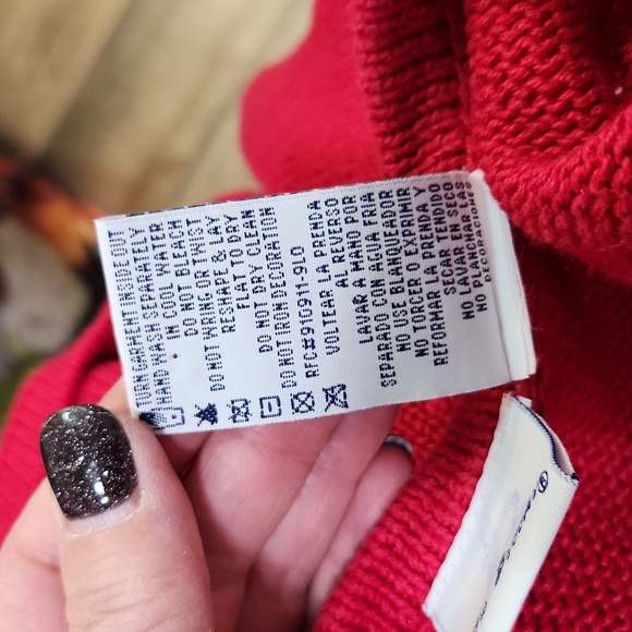 Bobbie Brooks Christmas gingerbread house themed sweater vest size small - Picture 13 of 15